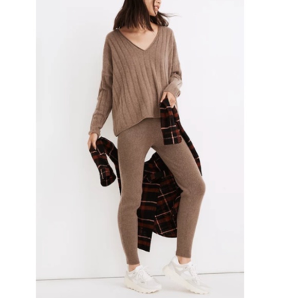 Madewell Pants - Madewell (Re)sourced Cashmere High-Rise Sweater Leggings
